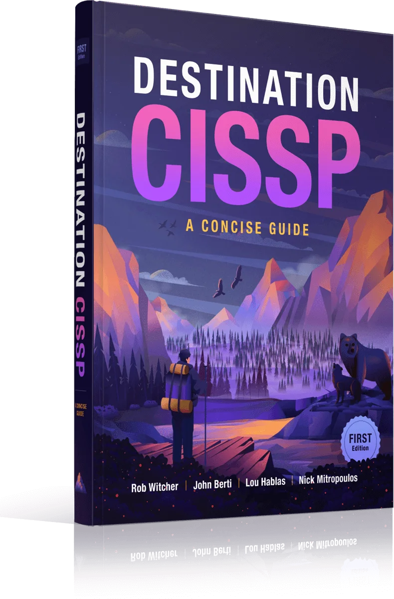 Image of a cissp guidebook - Destination Certification
