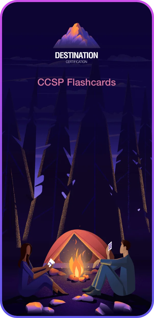 Image 1 of ccsp flashcard on ccsp flashcards page - Destination Certification