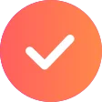 Image of orange icon tick - Destination Certification
