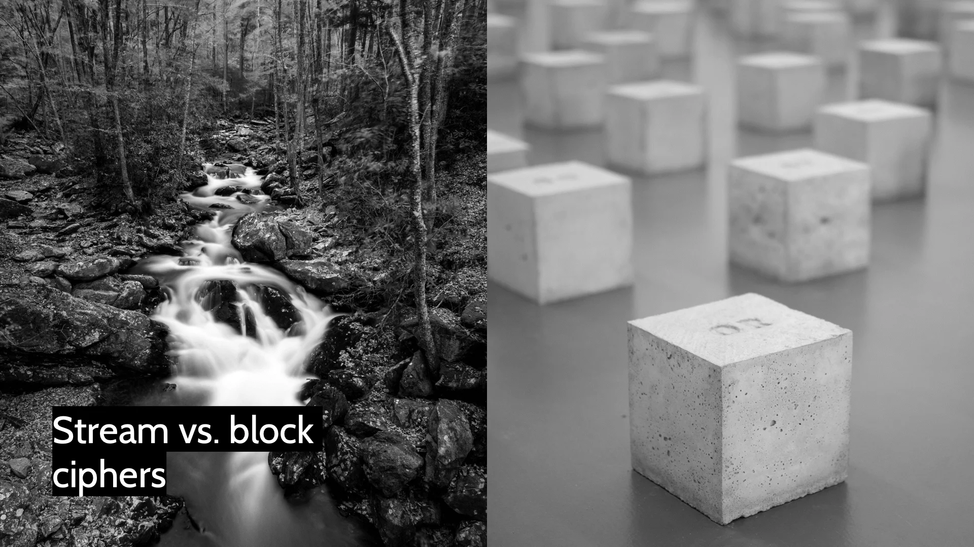 Image of stream vs block chipers - Destination Certification