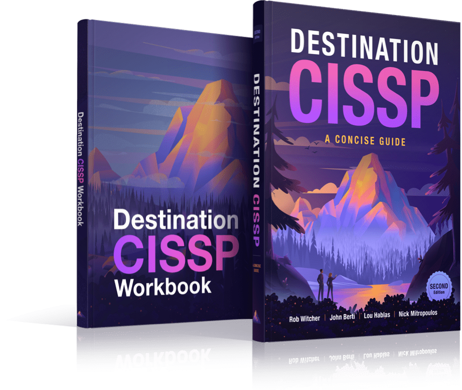Image of CISSP Guidebook Second Addition and workbook -  Destination Certification