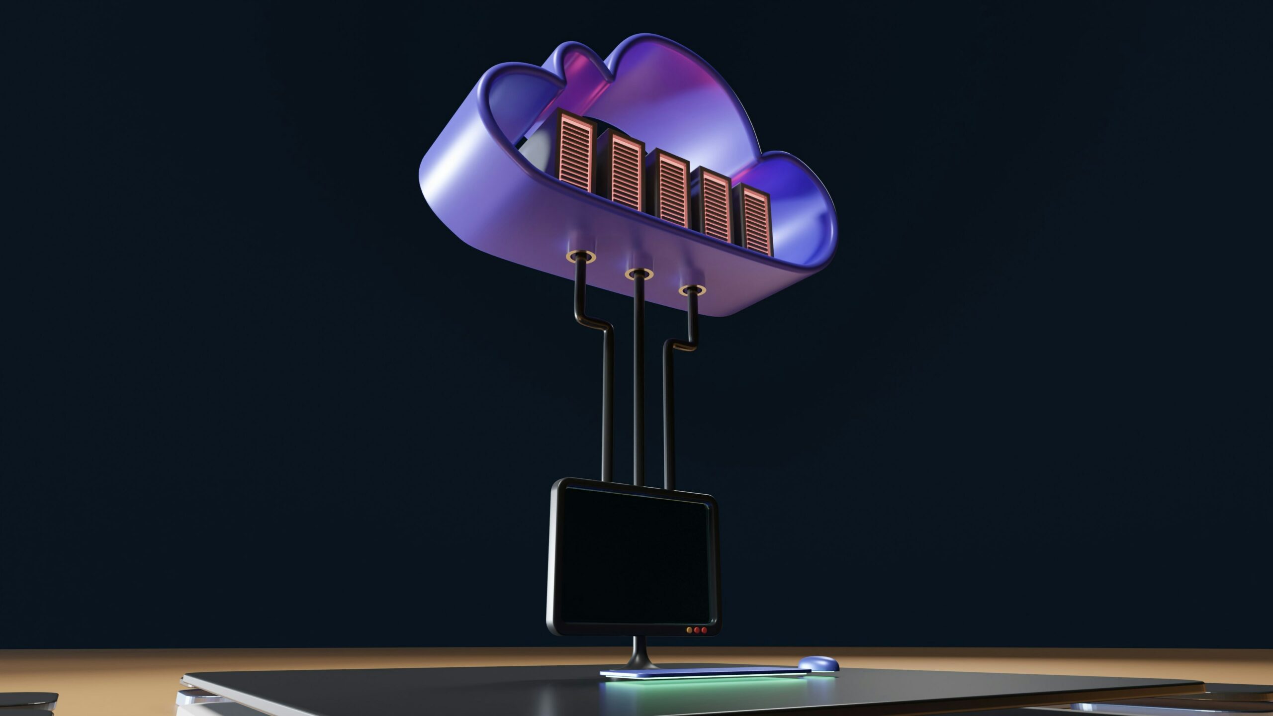 Image of a cloud plugged into a micro chip - Destination Certification