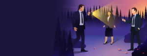 Image of a man with flashlight - Destination Certification