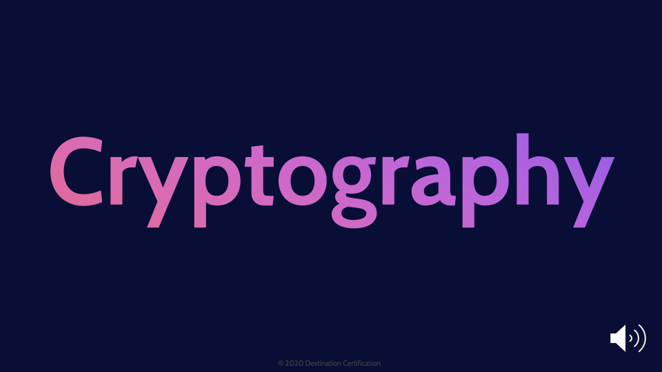 Image of cryptography - Destination Certification
