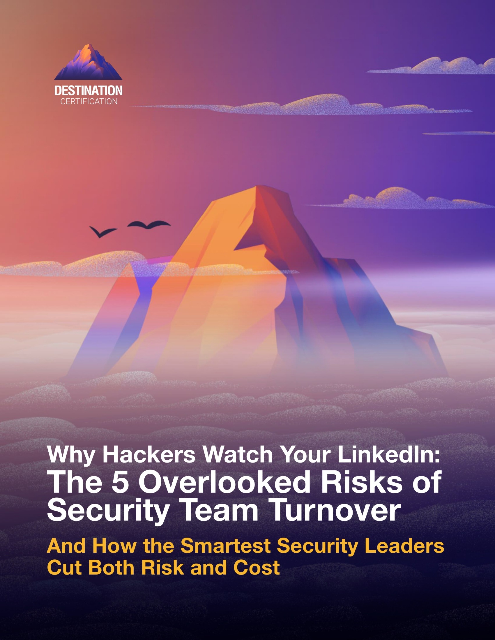 Cover image for turnover guide -Destination Certification